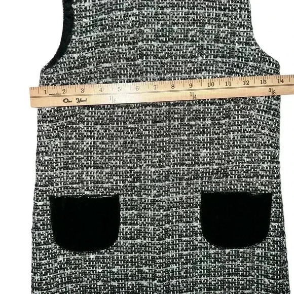 Milly Minis Black and White Tweed Dress - Picture 7 of 7